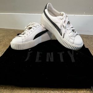 Fenty Puma Creepers in White & Black